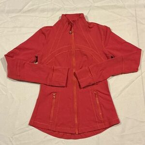 GUC Lululemon Athletica pink Define Jacket Size 6